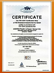 Kalite Sertifikası | Özkanoğlu İnşaat | Kalite