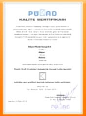 Kalite Sertifikası | Özkanoğlu İnşaat | Kalite